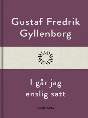 cover image of I går jag enslig satt